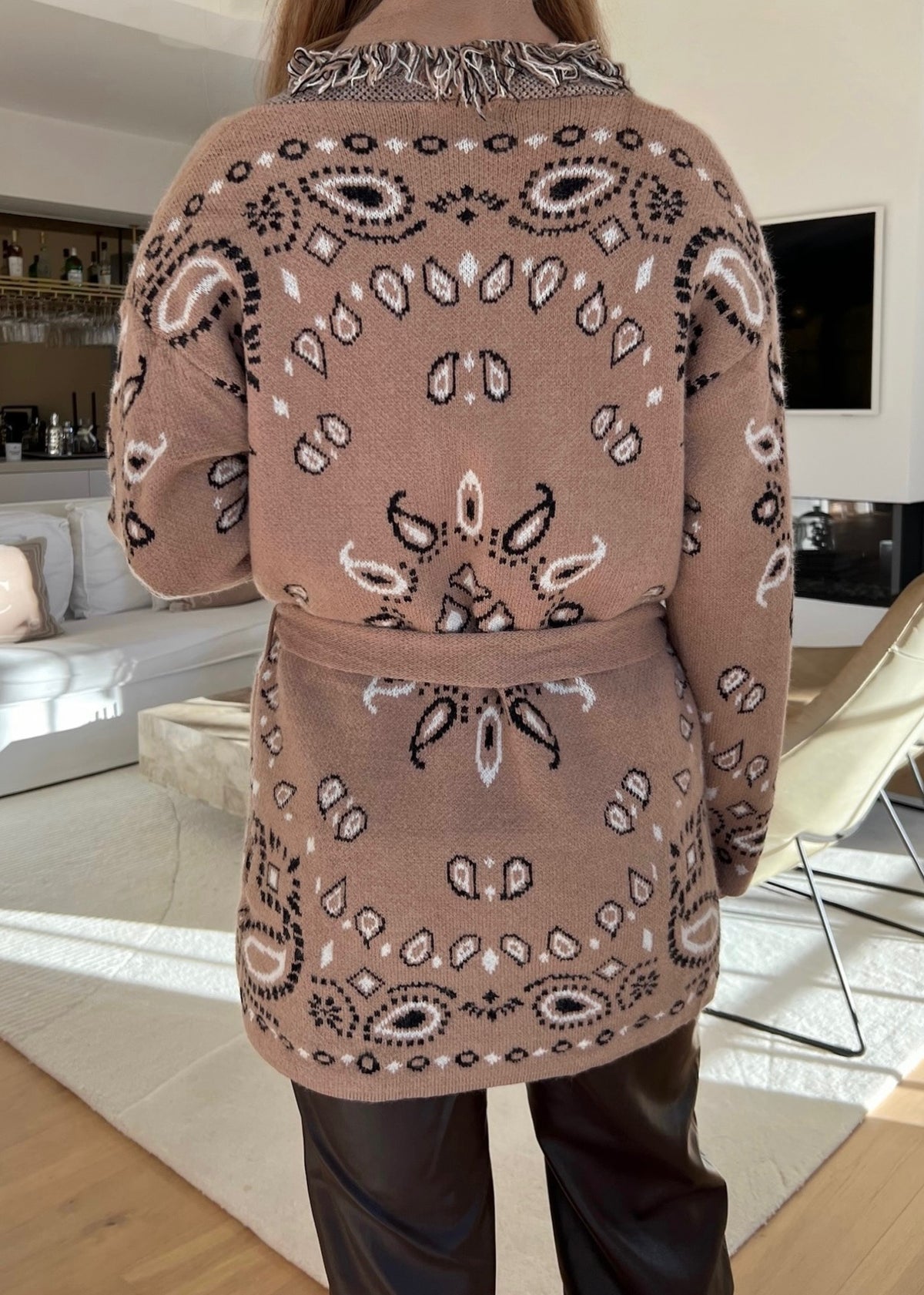 Ilse Kofta Paisley med Fransar