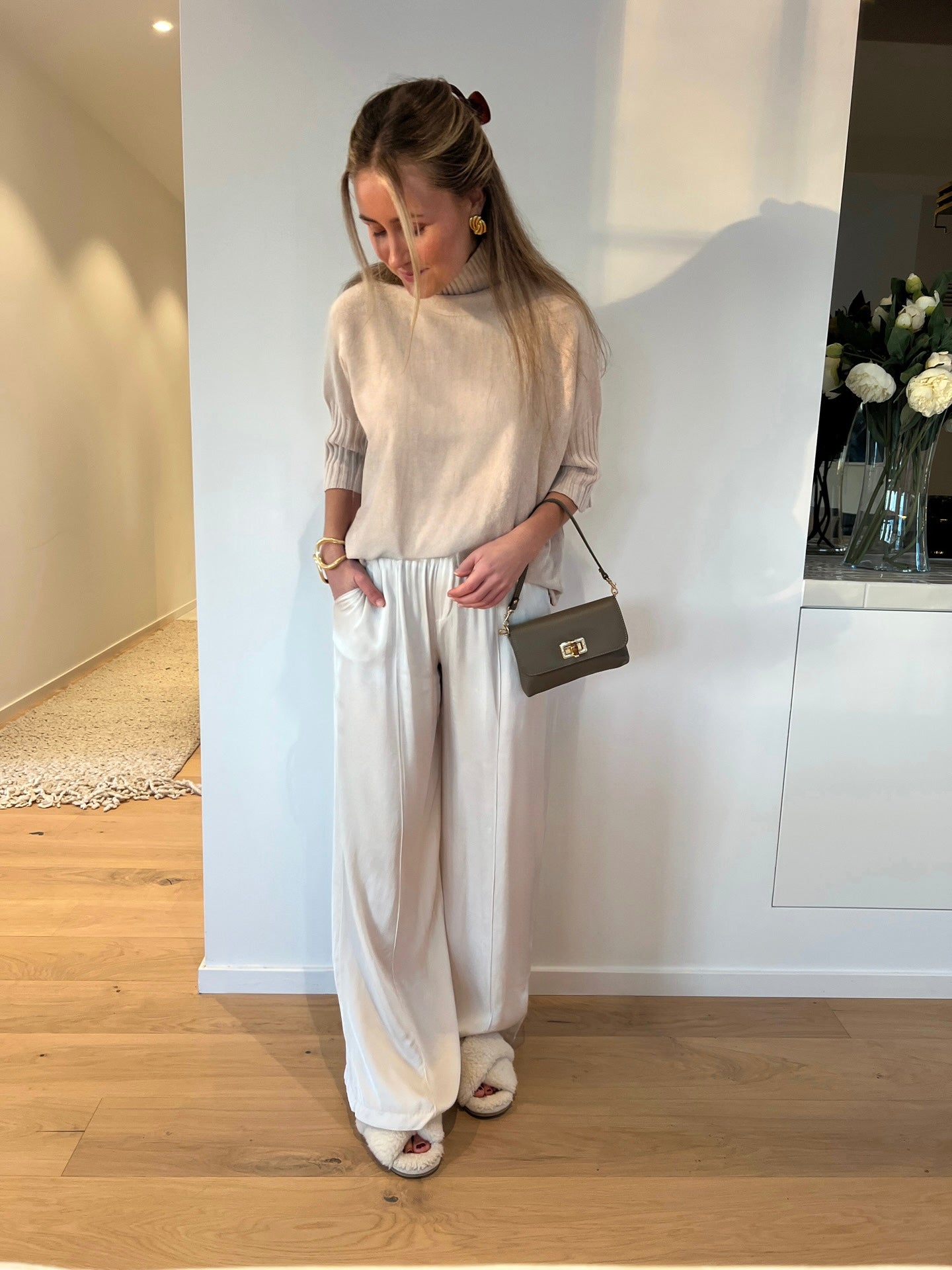 Freja Stickad Polotröja