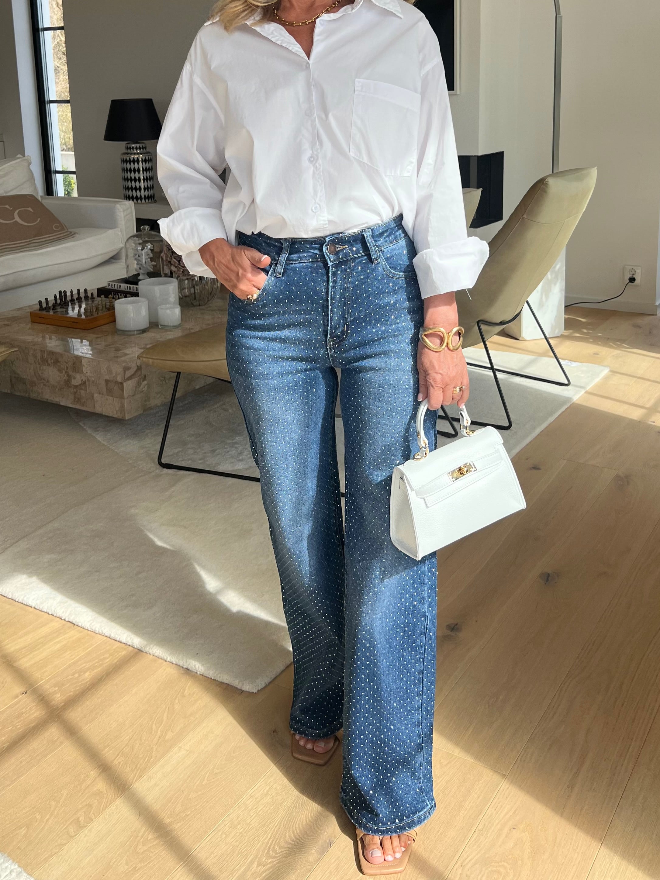 Lure Jeans med Strass