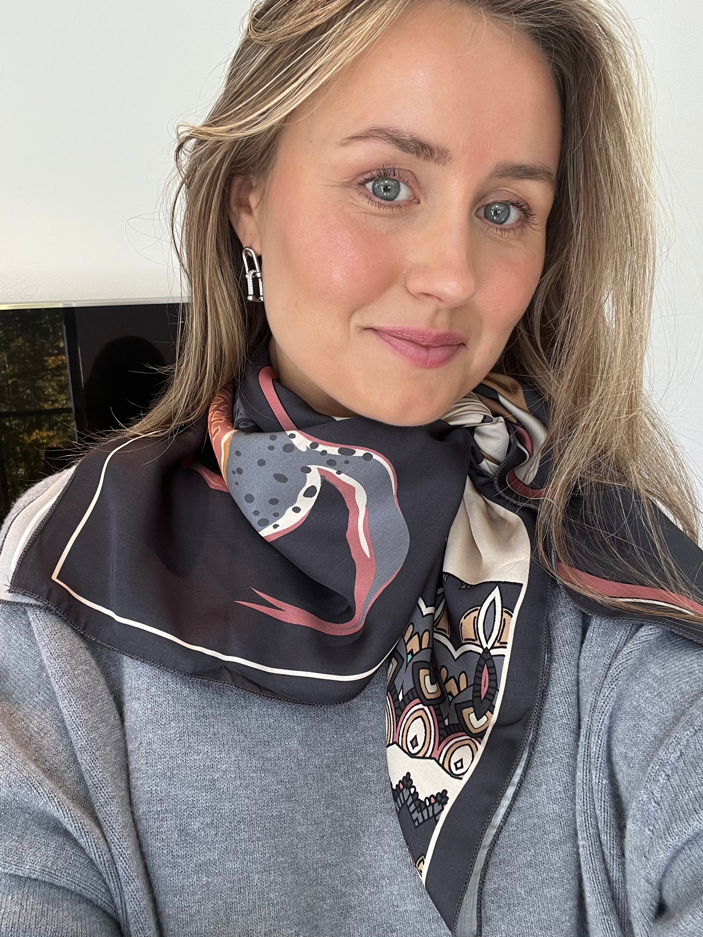 Celine Scarf Silkesmix