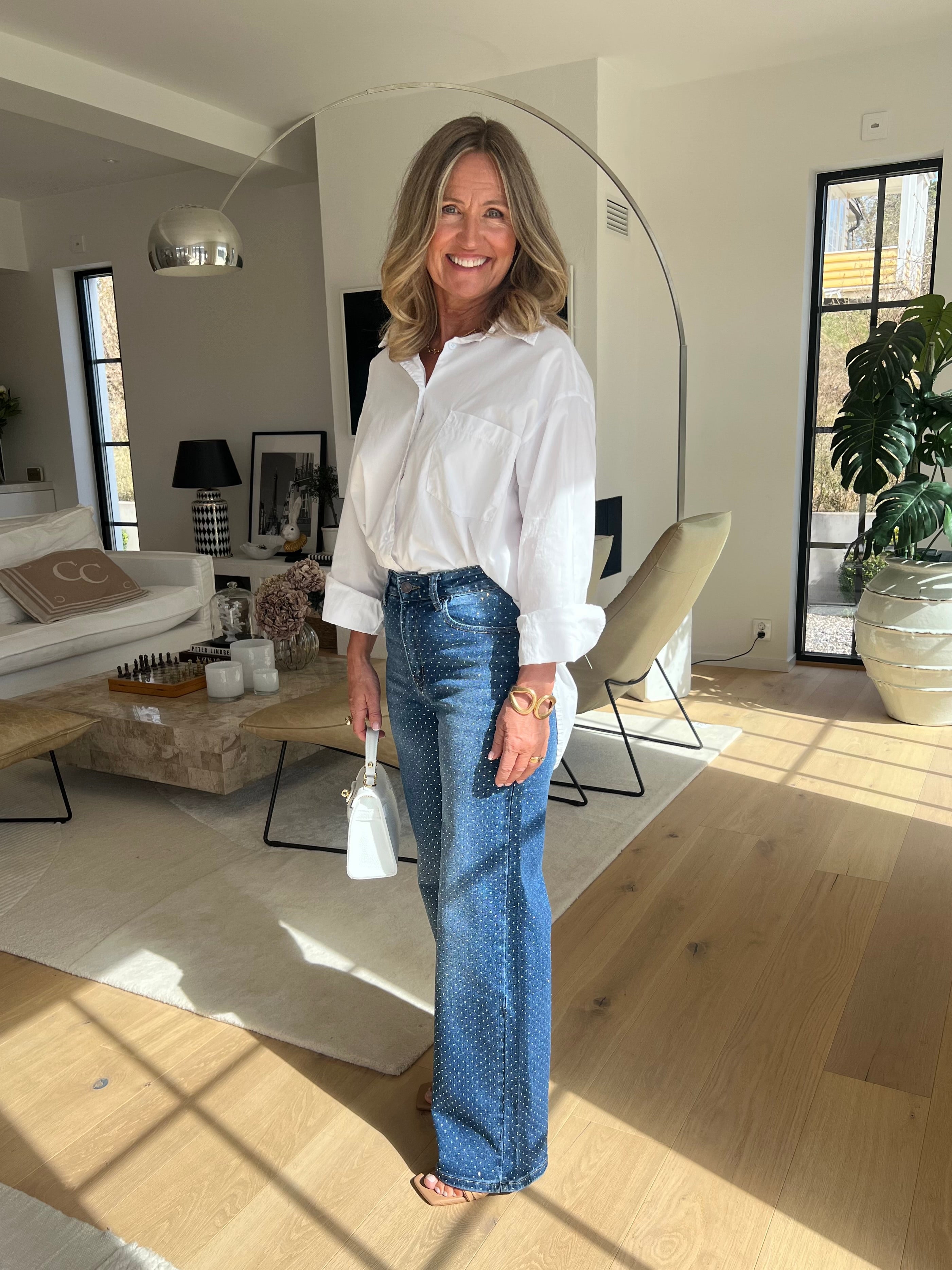 Lure Jeans med Strass