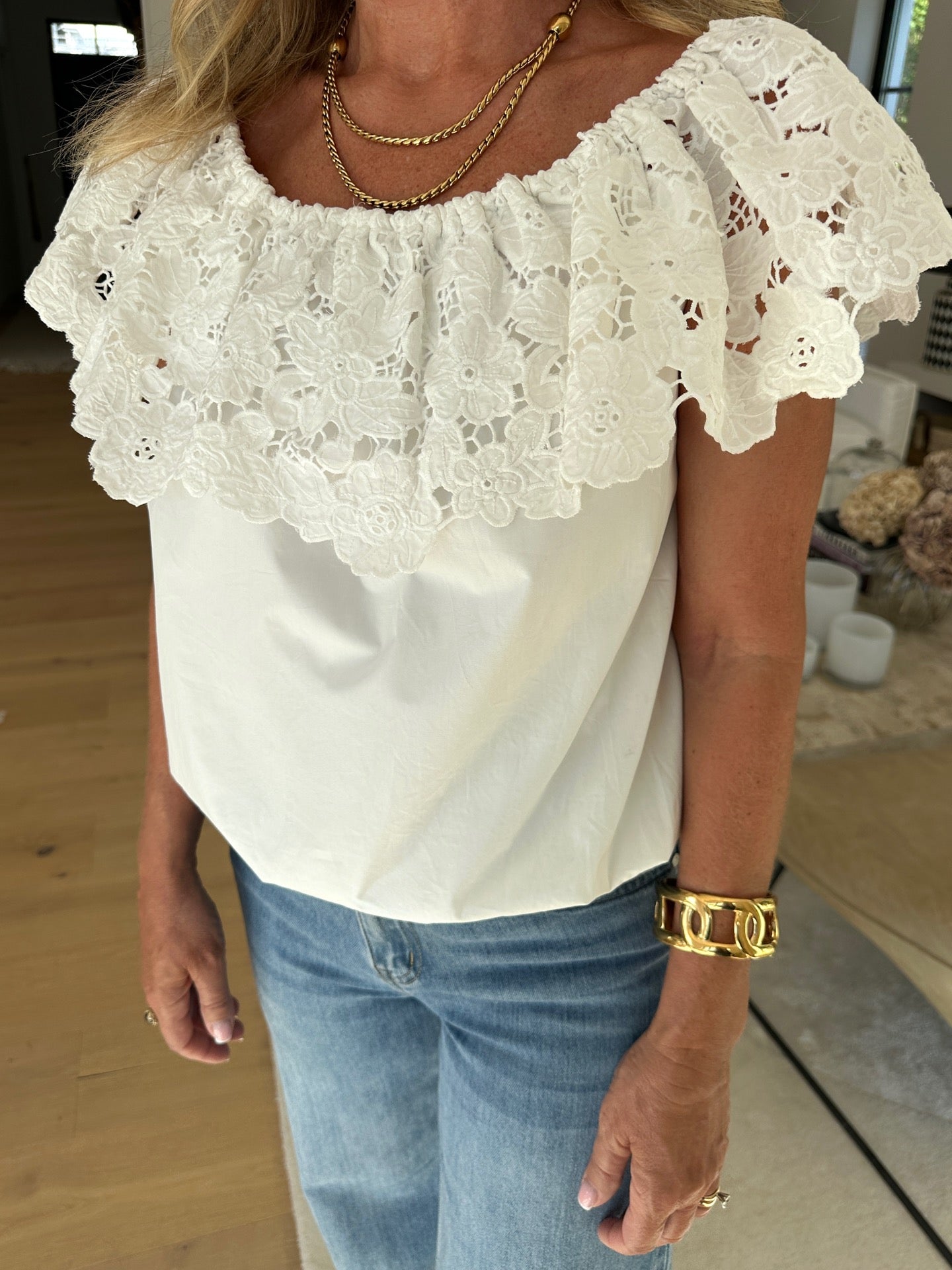 Valerie Topp Broderie Anglais