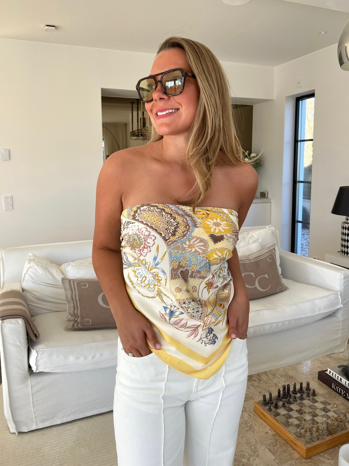 Esme Scarf Sidenmix