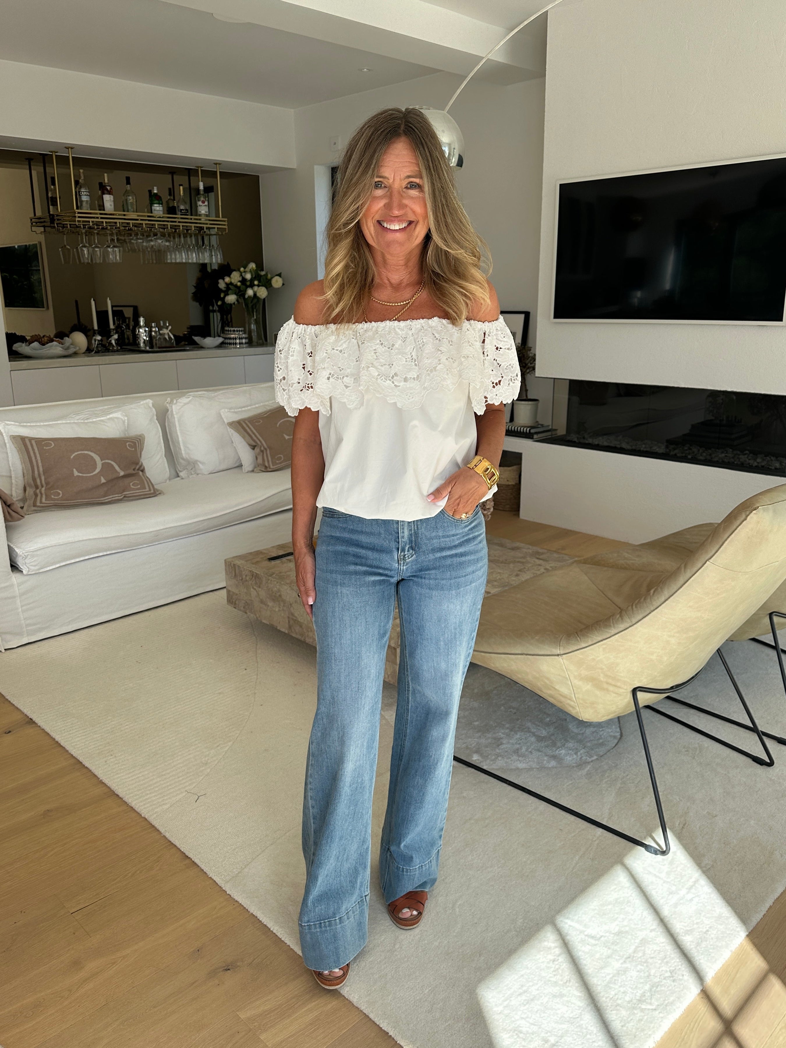 Valerie Topp Broderie Anglais