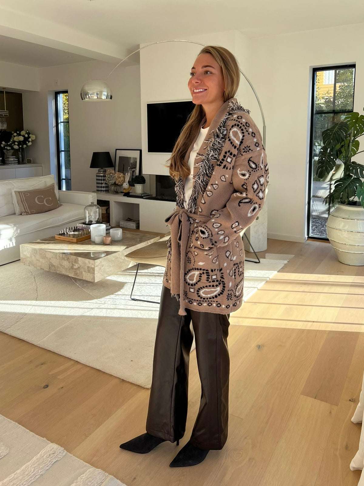 Ilse Kofta Paisley med Fransar