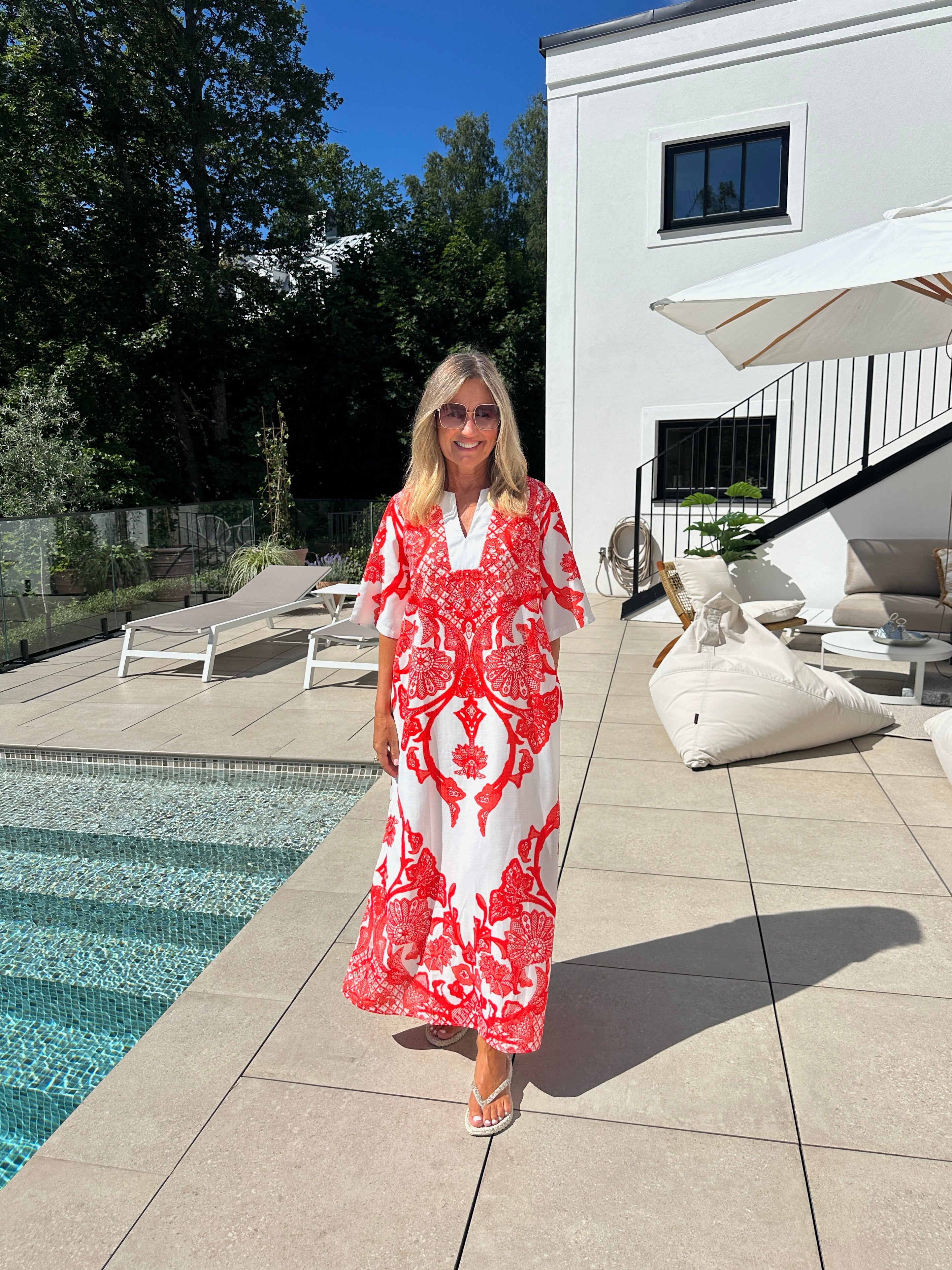 Beatriz Klänning Röd