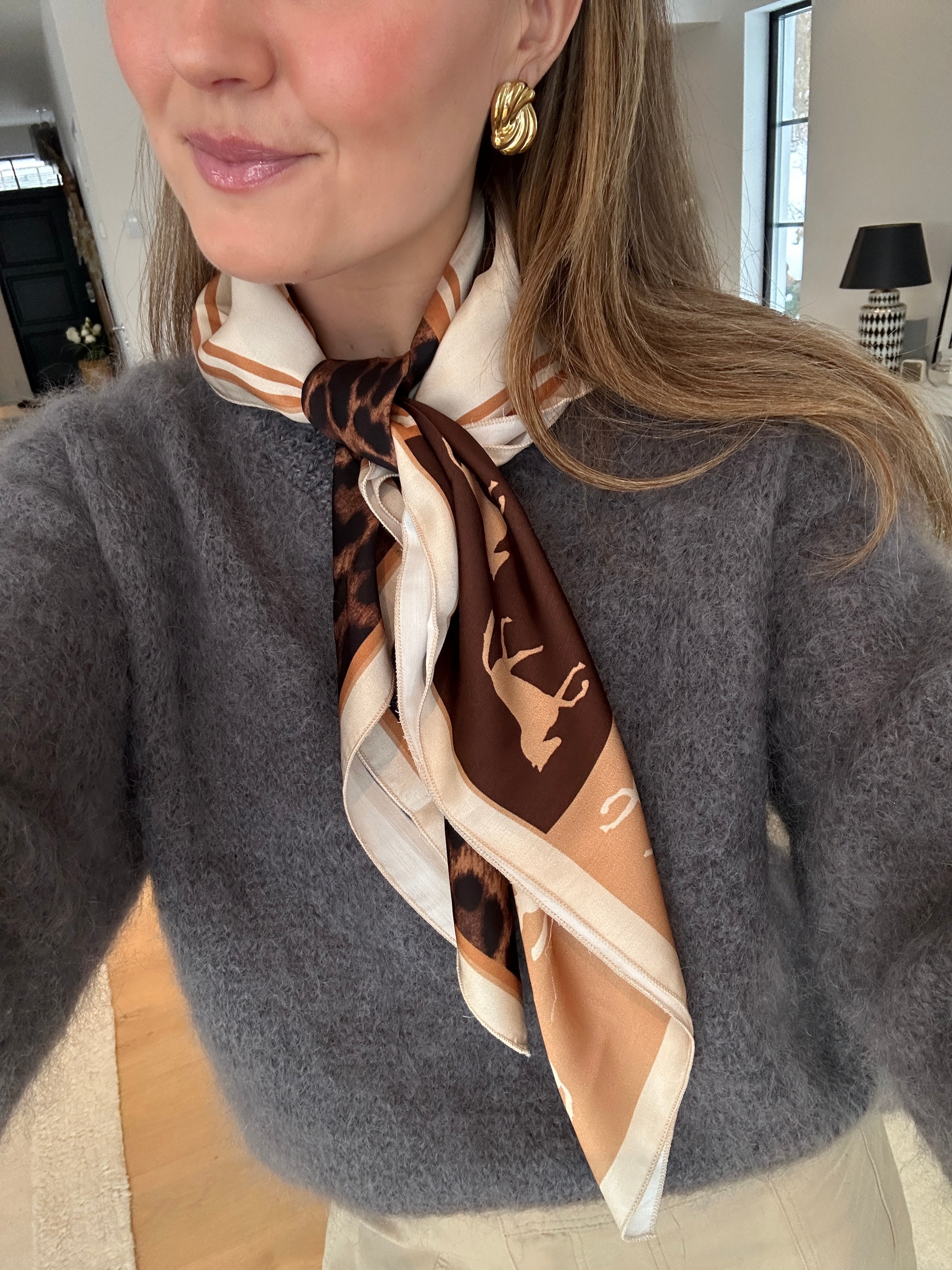 Leo Scarf Silkesmix