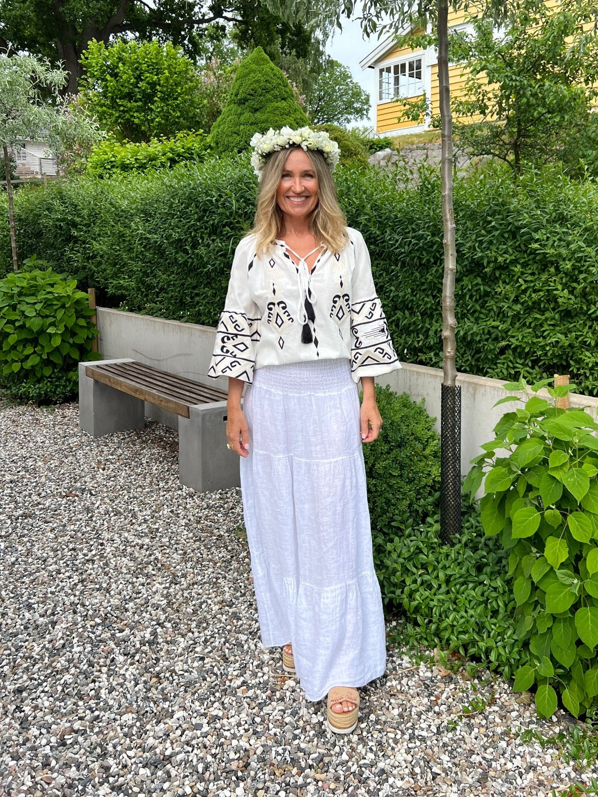 Elise Klänning i Linne