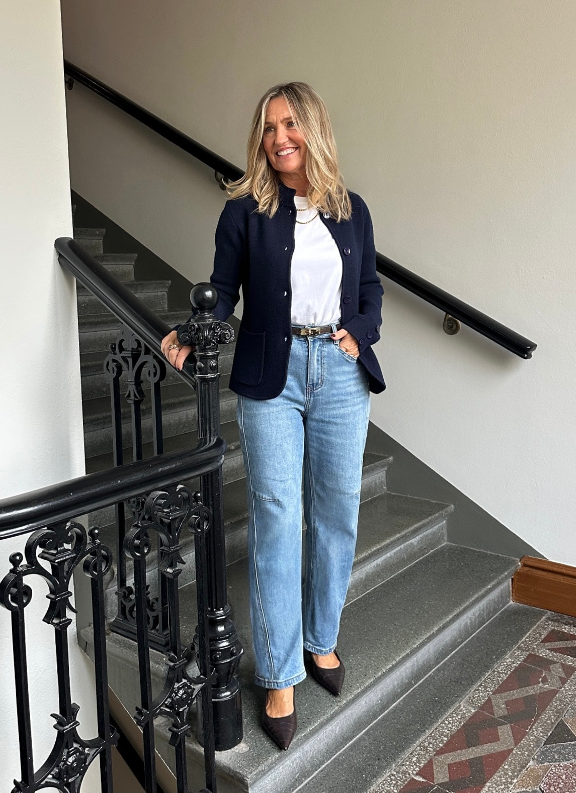 Claire Stickad Kavaj