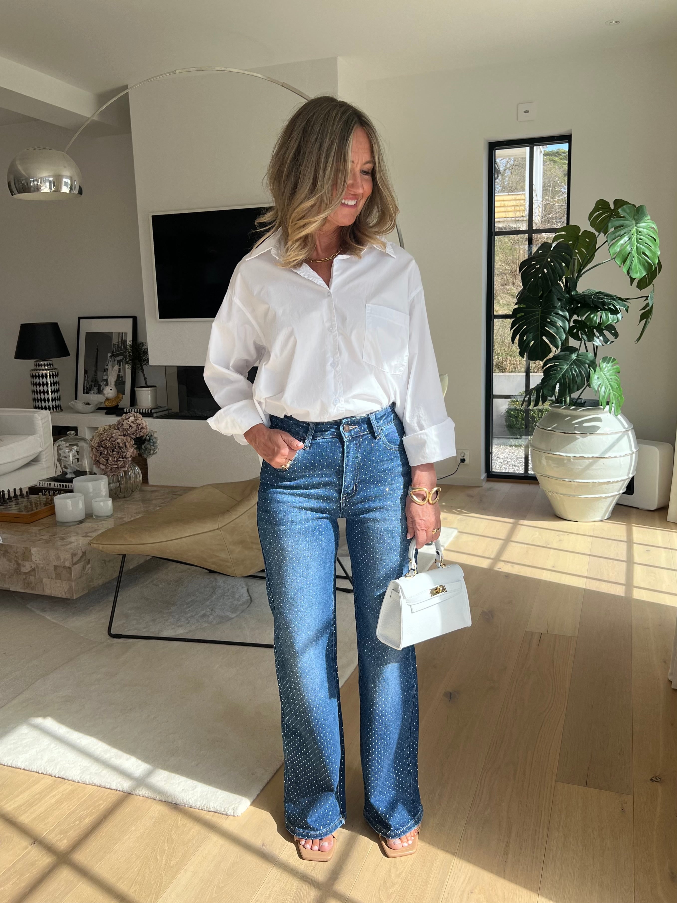 Lure Jeans med Strass