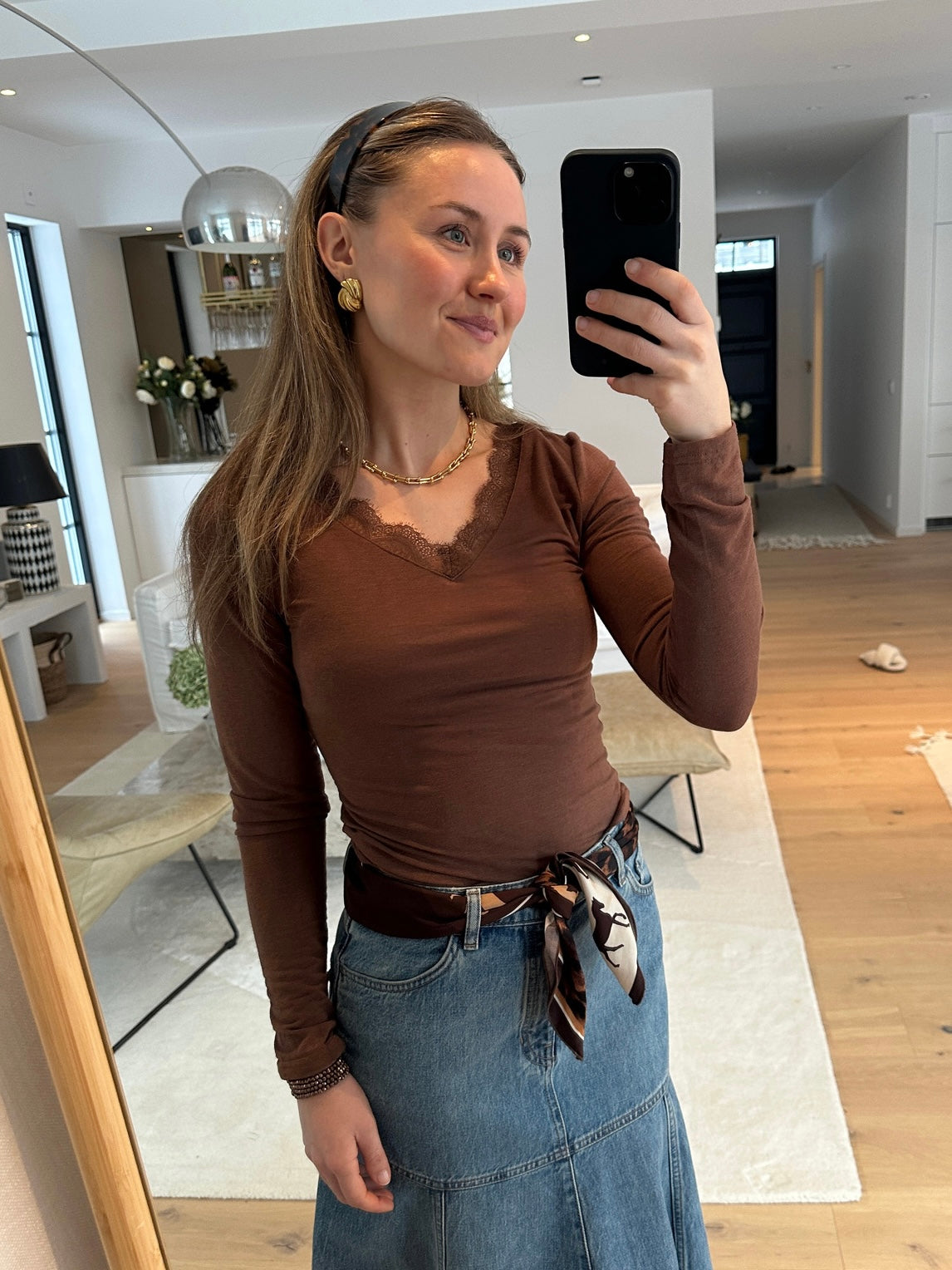 Elsa Långärmad Topp Viskosmix